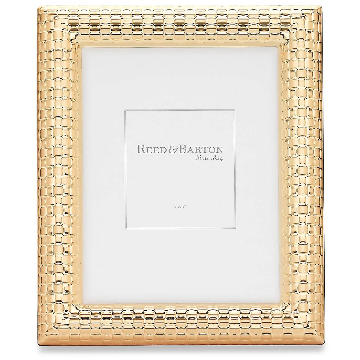 Watchband Satin Gold 5x7 Photo Frame